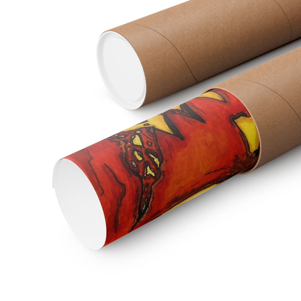 Halloween Jack-o'-Lantern Matte Vertical Poster