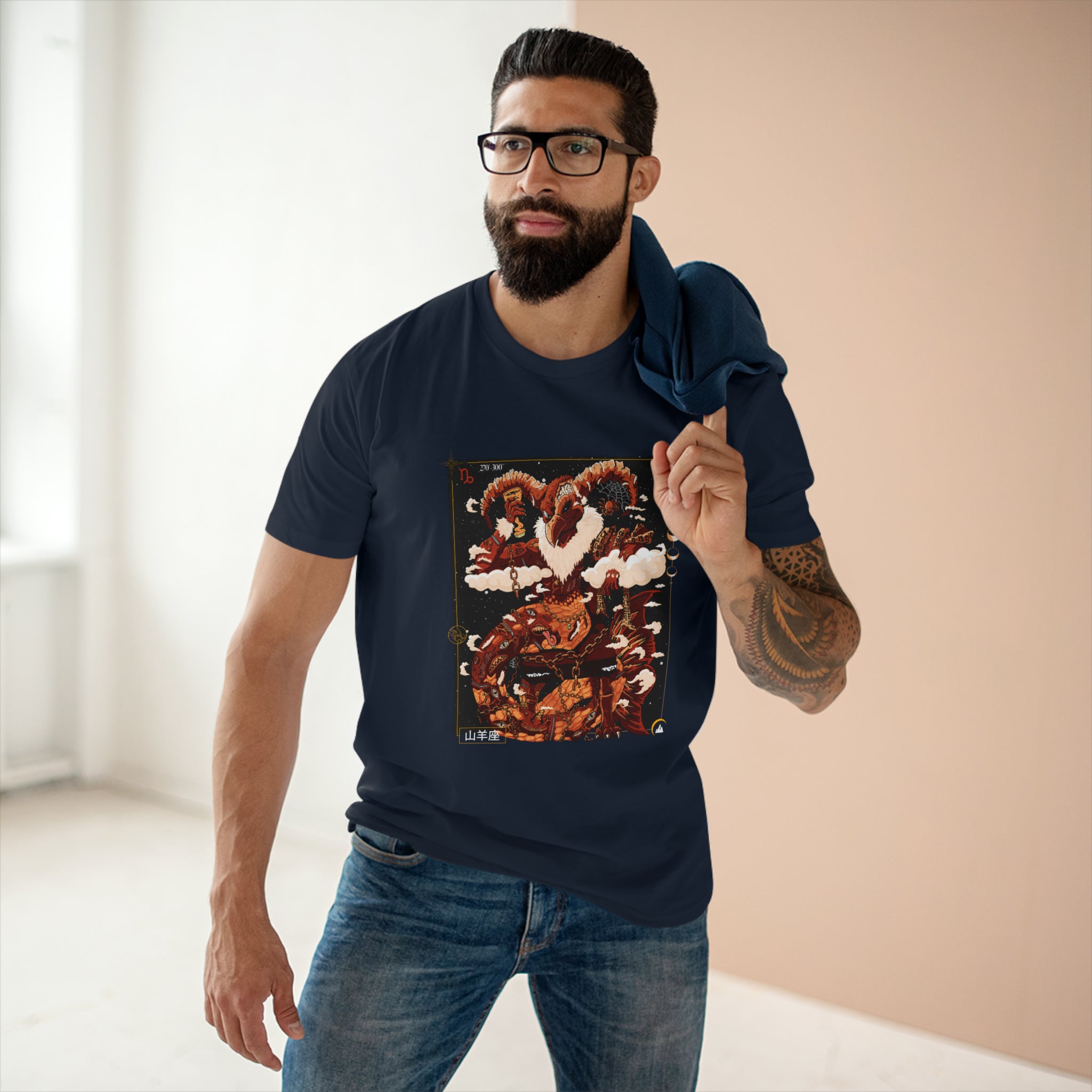 Red Capricorn Men's Tee