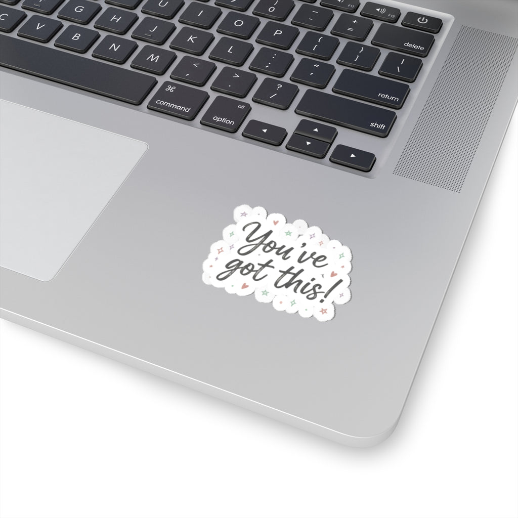 You’ve Got This! Sticker | Handwritten Messy Script, Doodle Affirmation