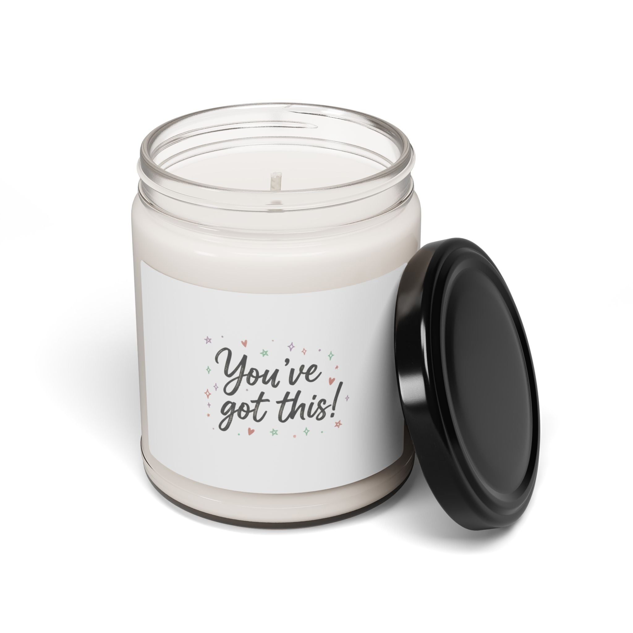You’ve Got This Candle | Soy Jar, messy script hand lettering
