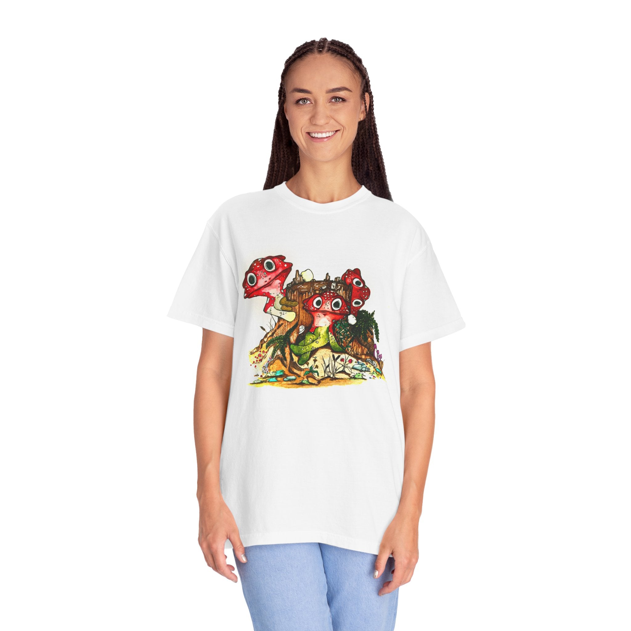 Monster Mushroom Graphic T-Shirt