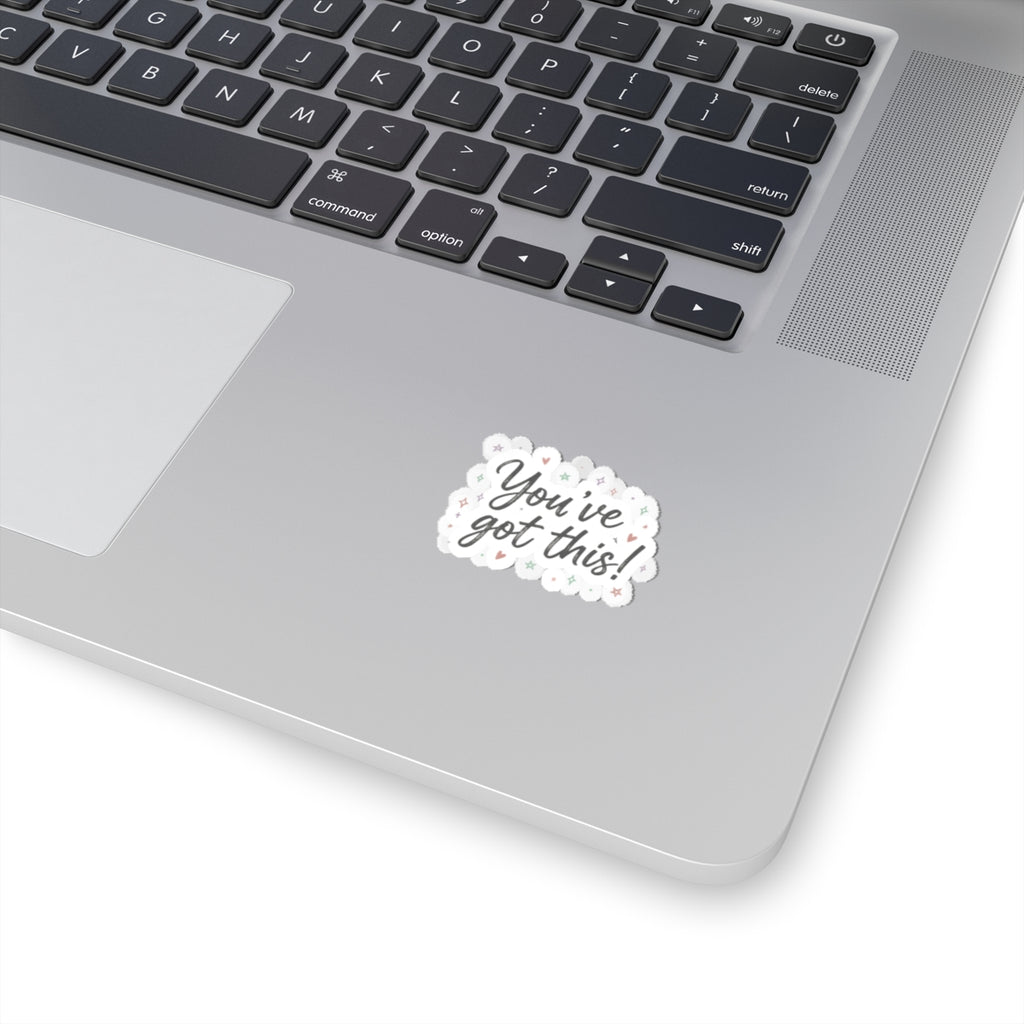 You’ve Got This! Sticker | Handwritten Messy Script, Doodle Affirmation