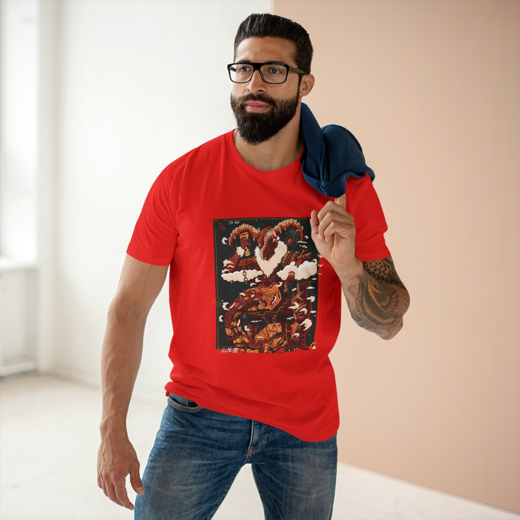 Red Capricorn Men's Tee
