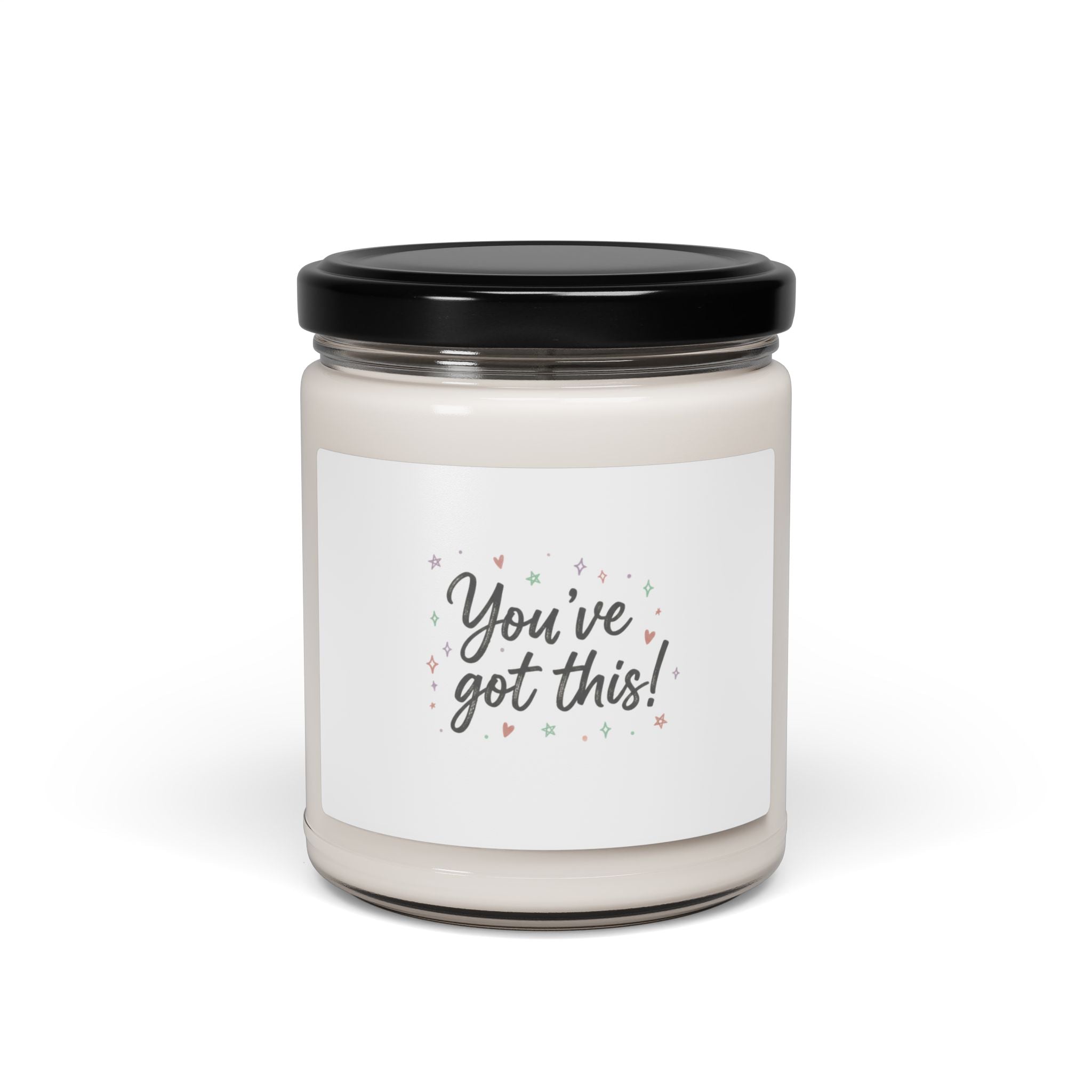 You’ve Got This Candle | Soy Jar, messy script hand lettering