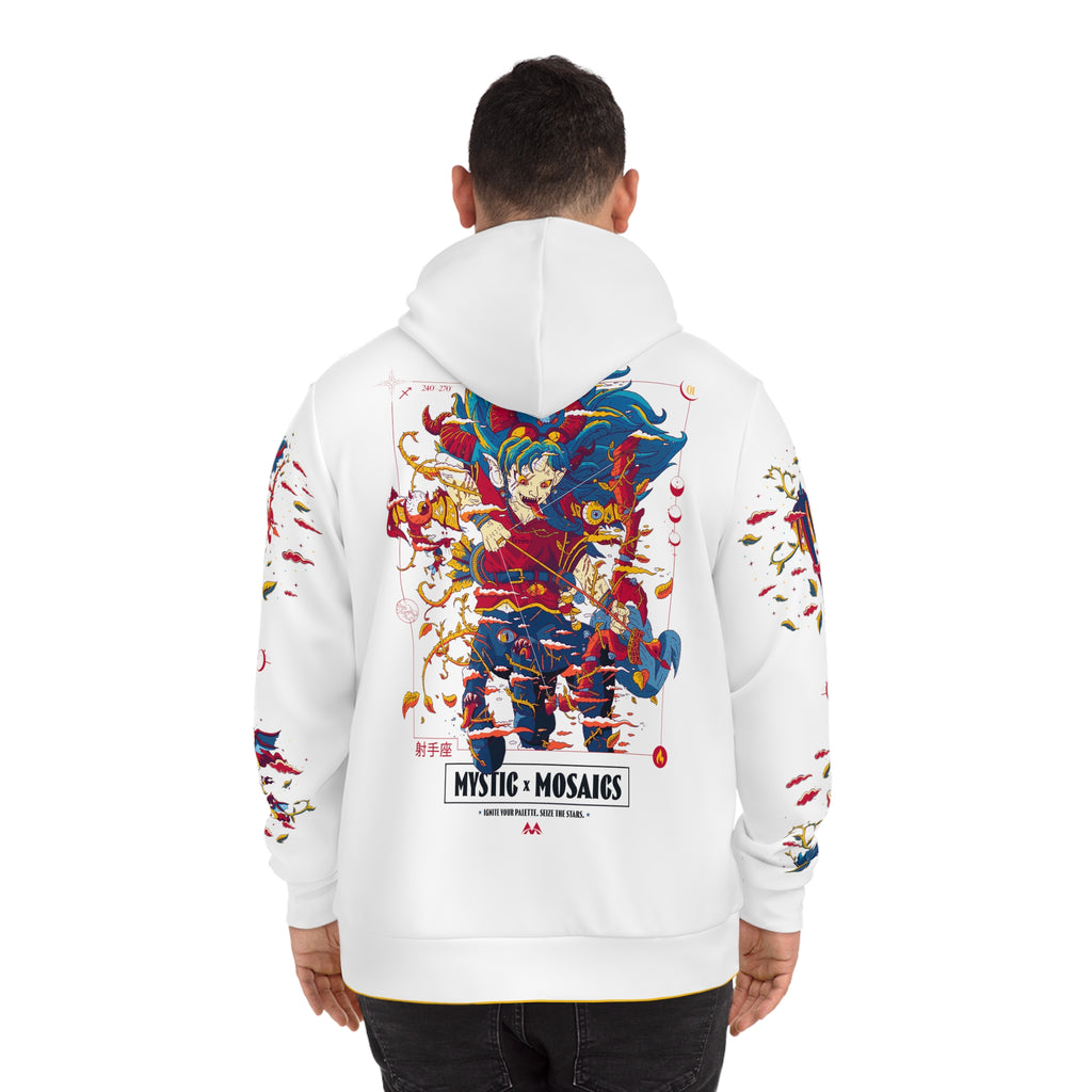 Sagittarius White Hoodie
