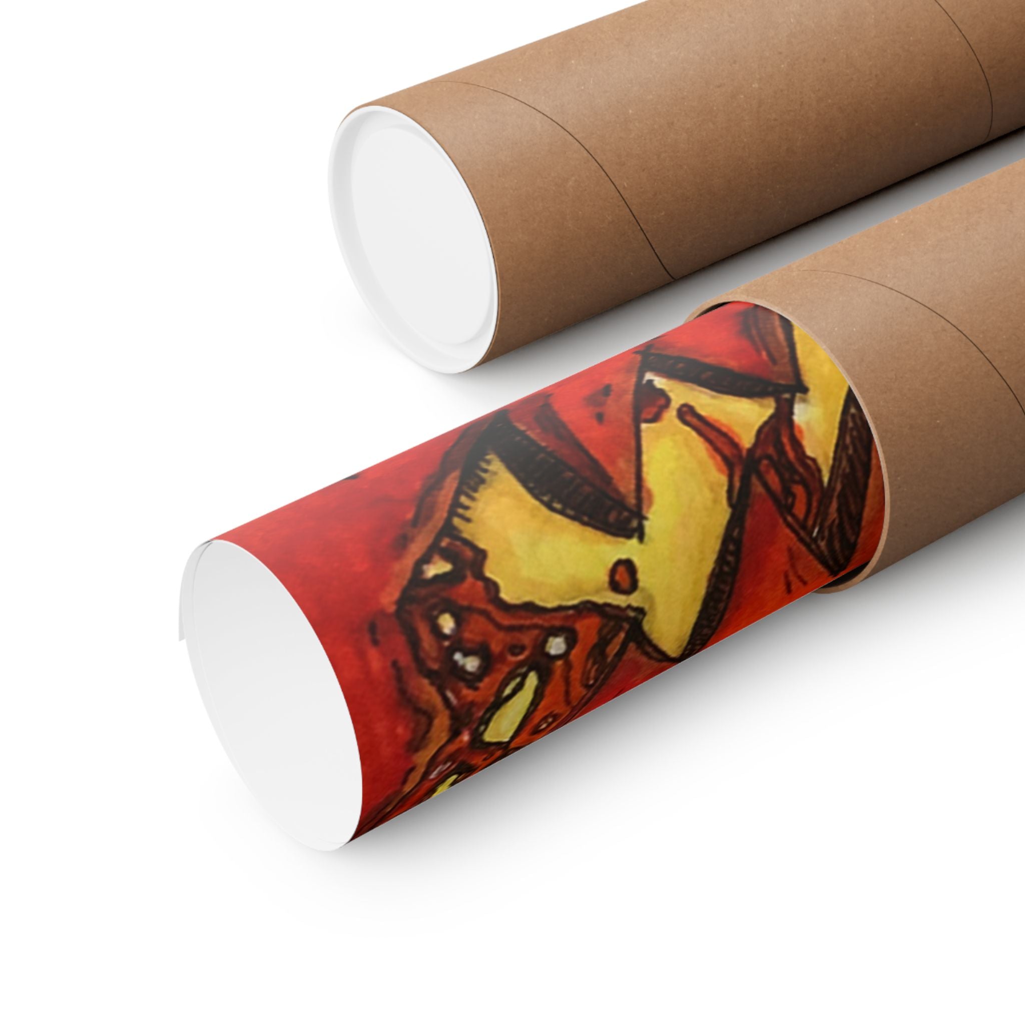 Halloween Jack-o'-Lantern Matte Vertical Poster