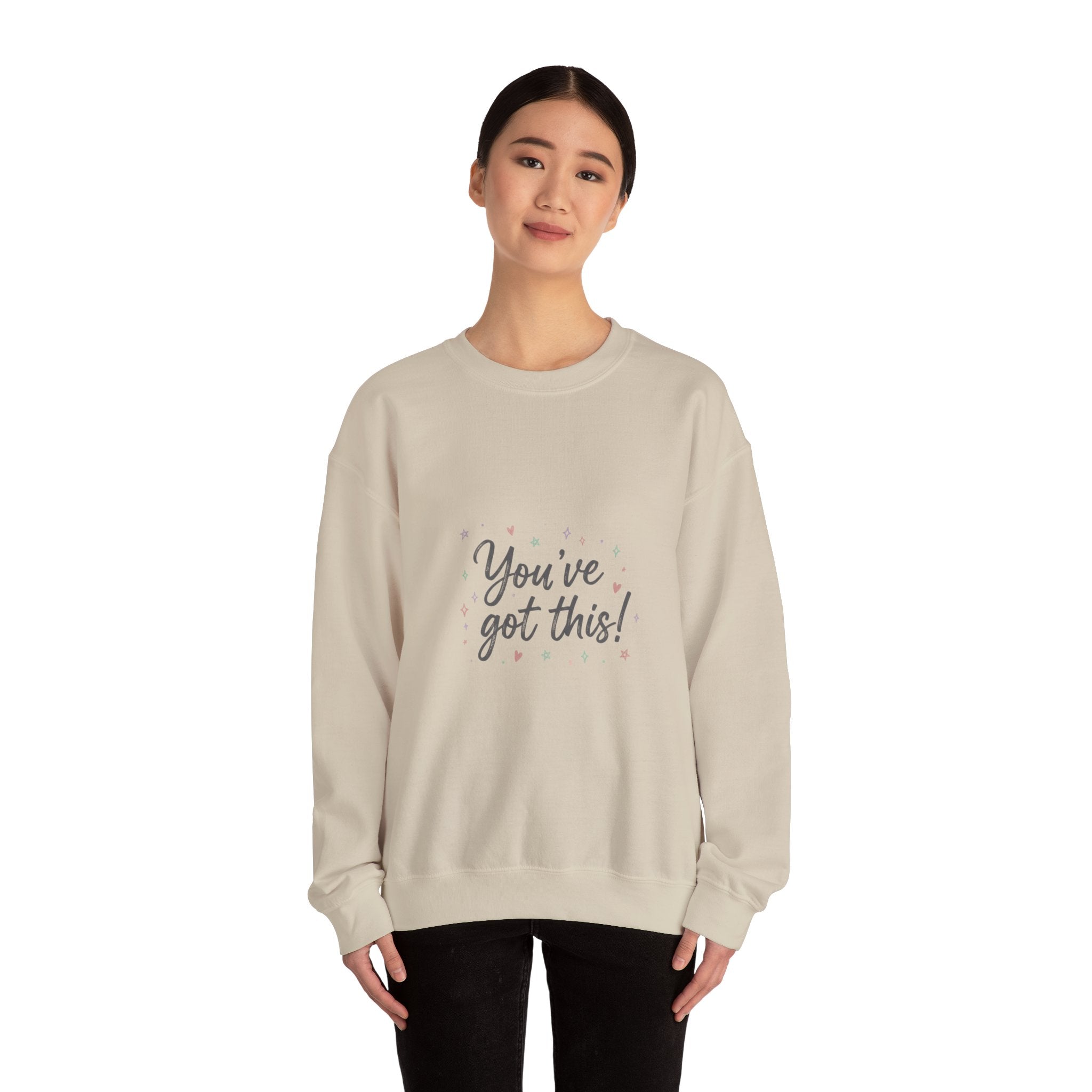 You’ve Got This Crewneck Sweatshirt | messy script design, hand lettering shirt